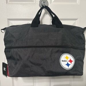 Steelers Black Duffel Bag